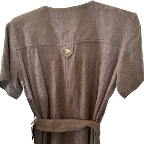 NWT Carole Little Pebble Beach Texture Maxi-Dress  Size 4 - Picture 6 of 9